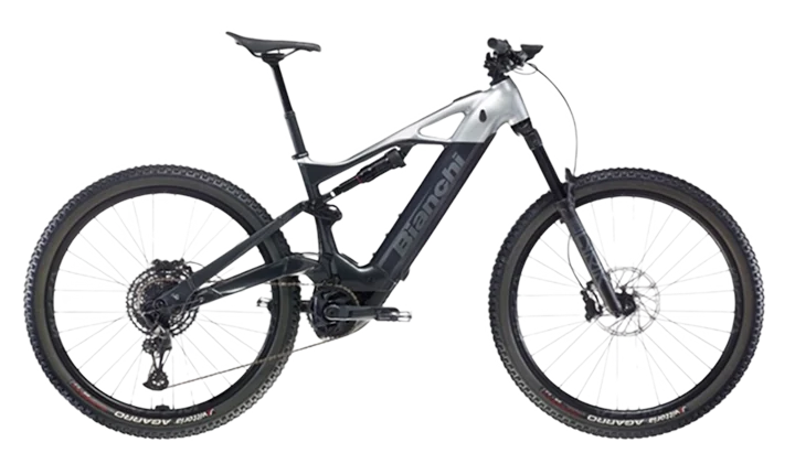 Электровелосипед Bianchi с подвеской
